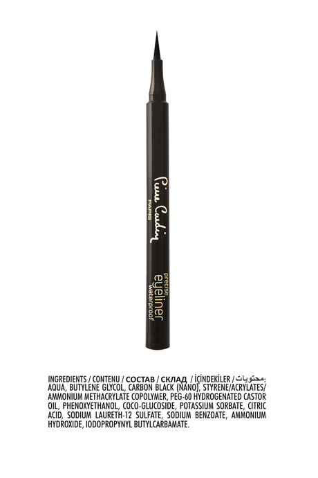 Pierre Cardin Eyeliner Precise Suya Dayanıklı Keçe Uçlu Siyah Eyeliner - Black - 501