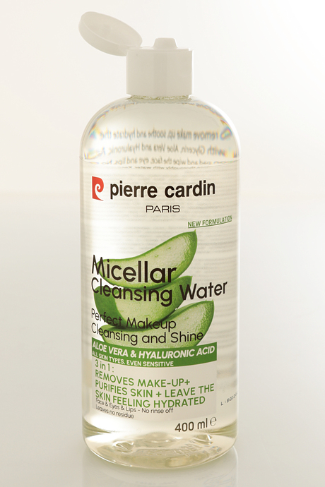 Pierre Cardin Gently Cleansing Micellar Water with Aloe Vera & Hyaluronic Acid-Makyaj Temizleme Suyu 400 ml