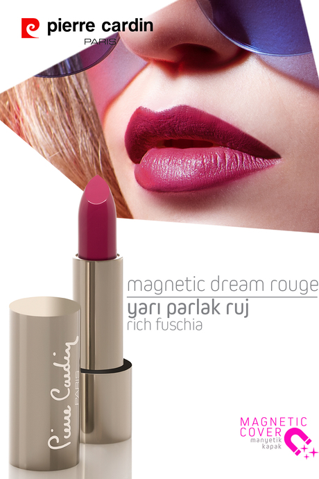 Pierre Cardin Magnetic Dream Lipstick  - Rich Fuschia - 257