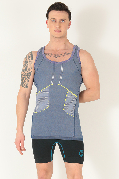 Sporcu Unisex Gym Seamless Dikişsiz T-shirt