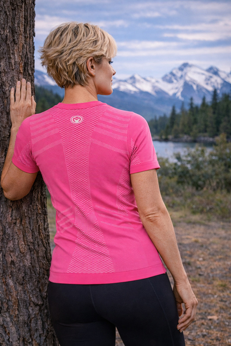 MioFit Kadın Energy Exercise Fit Kısa Kollu Dikişsiz Spor Tişört