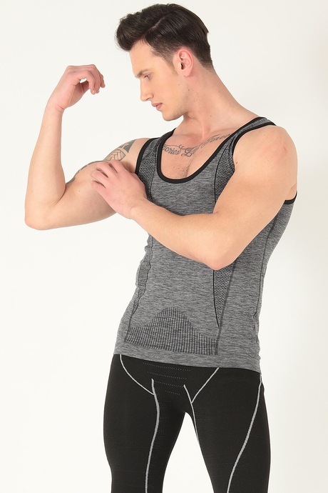 Sporcu Unisex Gym Seamless Dikişsiz T-shirt