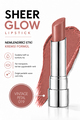 Pierre Cardin Sheer Glow Lipstick - Parlak Bitişli Nemlendirici Ruj - Vintage Petal - 019