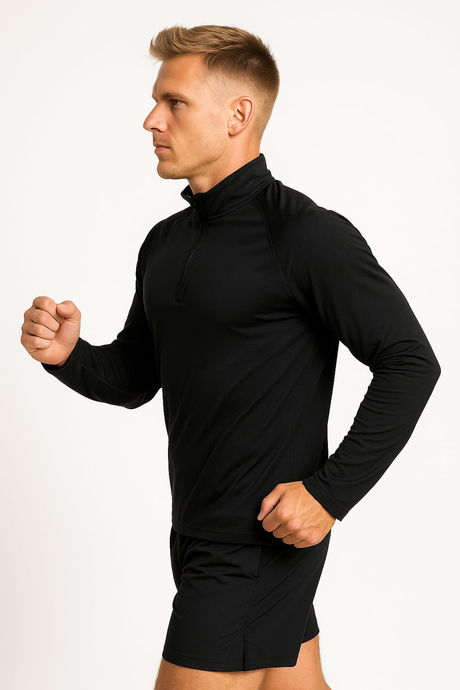 DoReMi Fermuarlı Uzun Kollu Erkek Sweatshirt