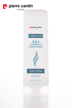 Pierre Cardin 2'si 1 Arada Şampuan & Saç Kremi - 360 ml Pierre Cardin 2'si 1 Arada Şampuan & Saç Kremi - 360 ml