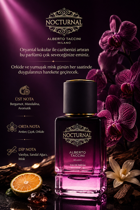 Alberto Taccini Nocturnal EDP Kadın Parfümü 30 ML