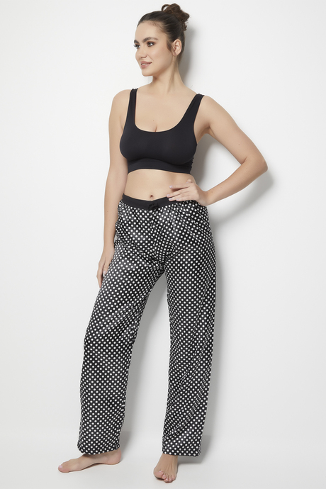 Miorre Puantiyeli Saten Pijama Altı