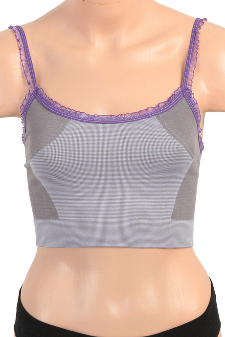Gigotto Seamless Dikişsiz Crop Pedli Büstiyer