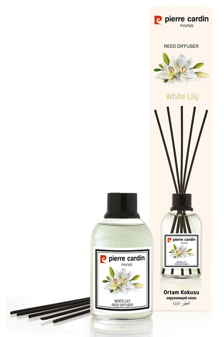 Pierre Cardin Reed Diffuser 110 ml – White Lily – Beyaz Zambak Oda Kokusu