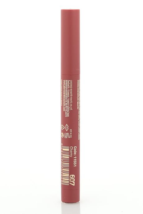 Pierre Cardin Chubby Silky Matte Lipstick –  Waterproof- Suya Dayanıklı Soft Mat Kalem-Ruj-Cherry-607
