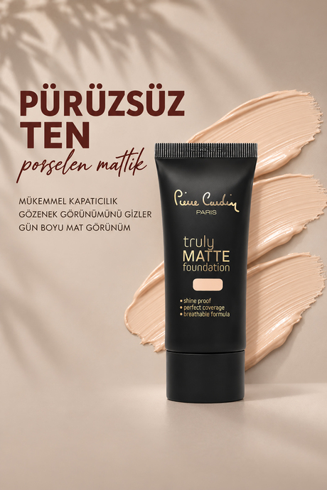 Pierre Cardin Truly Matte Foundation - Fair
