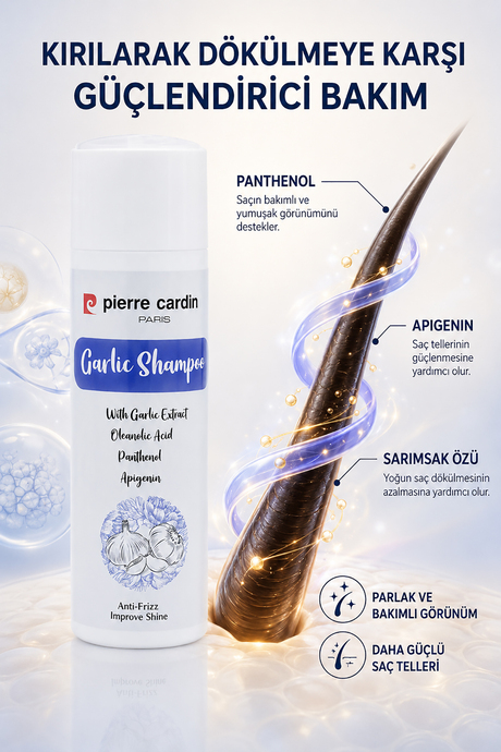 Pierre Cardin Sarımsak Özlü Saç Bakım Şampuanı 200 ML