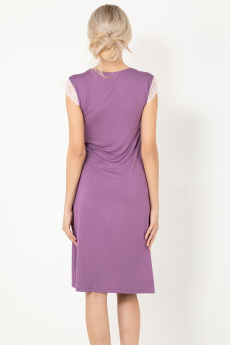 Miorre Dantel Detaylı Penye Gecelik