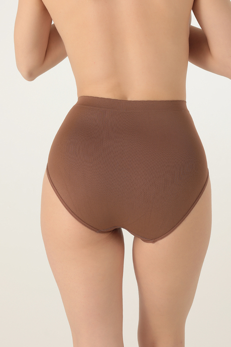Miorre Yüksek Bel Dikişsiz Nefes Alan Konforlu Kadın Külot 