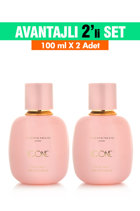 88852 2'Li Set Alberto Taccini ICONE Kadın Parfümü - 100 ml
