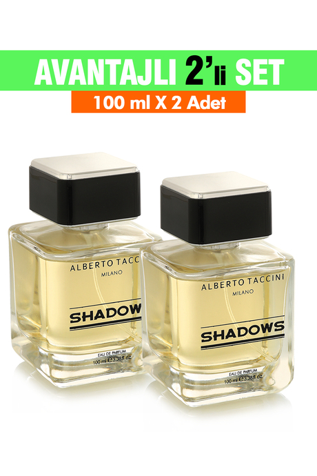 88858 2'Li Set Alberto Taccini SHADOWS Erkek Parfümü - 100 ml