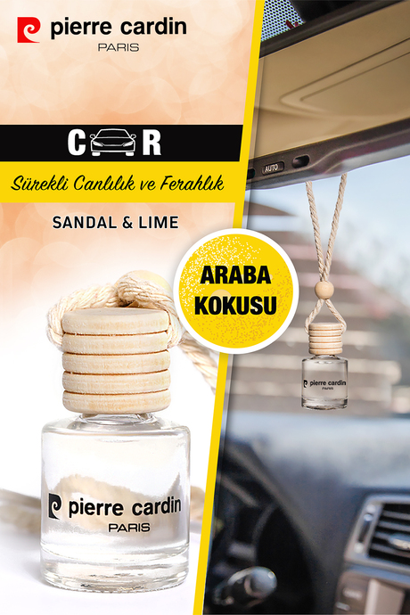 Pierre Cardin Car Fragrance SANDAL & LIME 8 ml