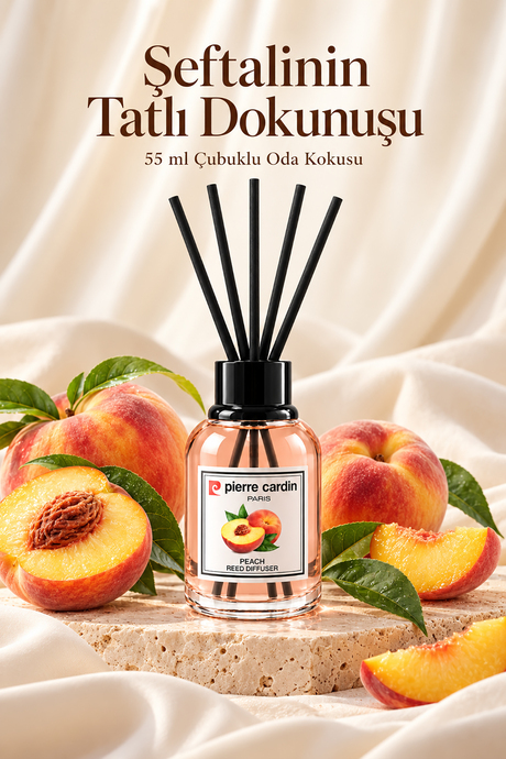 Pierre Cardin Reed Diffuser 55 ml - Peach - Oda Kokusu