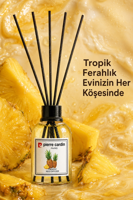Pierre Cardin Reed Diffuser 110 ml  - Pineapple - Ananas - Oda Kokusu