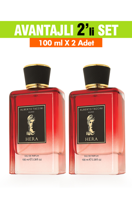 88853 2'Li Set Alberto Taccini HERA Kadın Parfümü - 100 ml