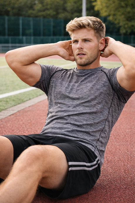 MioFit Erkek Phantom Kısa Kollu Dikişsiz Spor Tişört