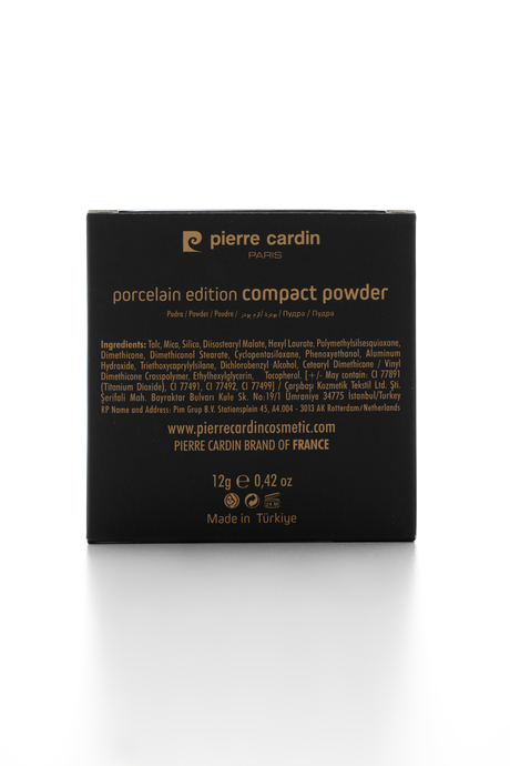 Pierre Cardin Porcelain Edition Compact Powder - Pudra - 988- Ebony