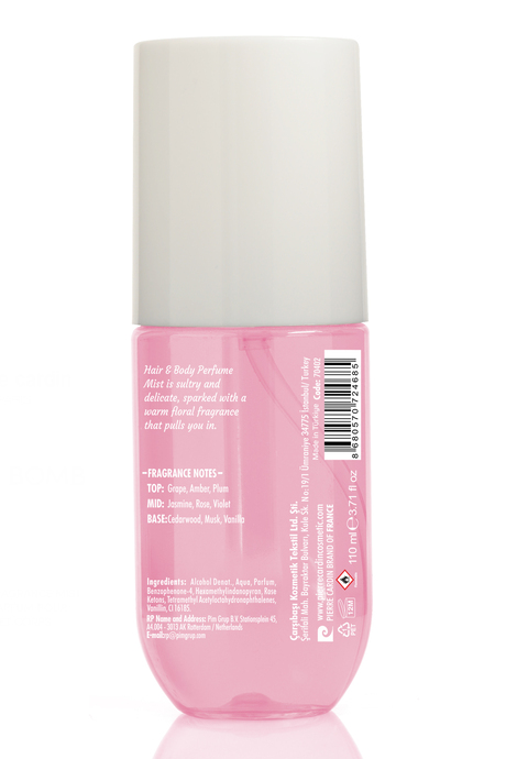 Pierre Cardin Saç ve Vücut Parfüm Spreyi - 110 ml - Secret Bomb (Hair & Body Perfume Mist)