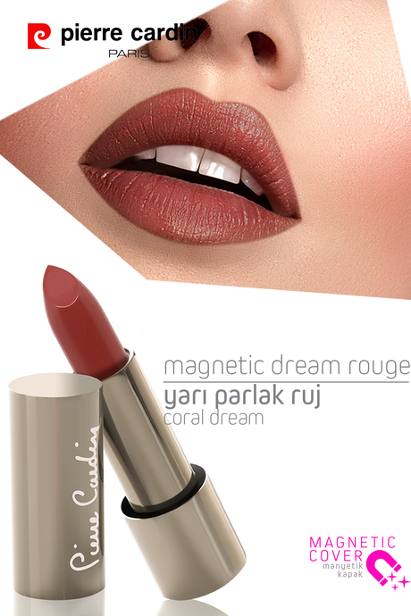 Pierre Cardin Magnetic Dream Lipstick  - Coral Dream - 264