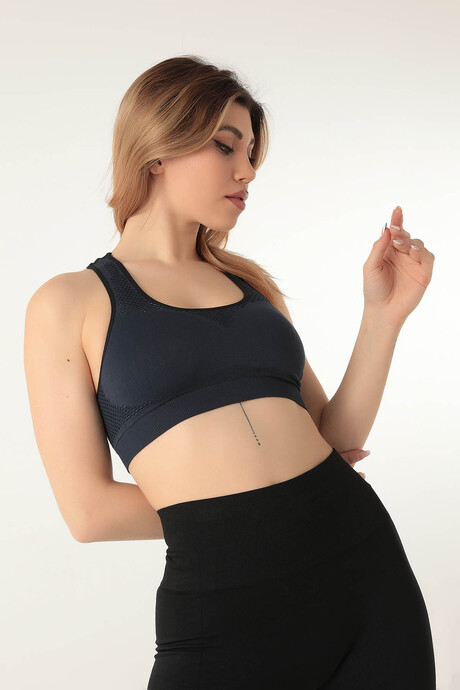  MioFit Kalın Askılı Desenli Seamless Spor Sütyen