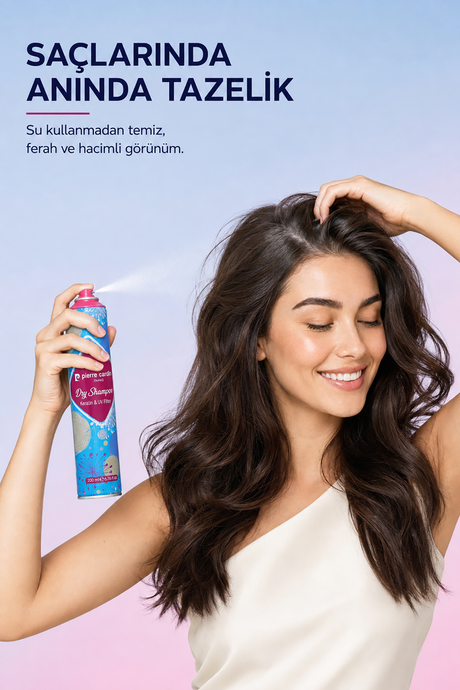 Pierre Cardin Keratin & UV Filter Kuru Şampuan 200 ML