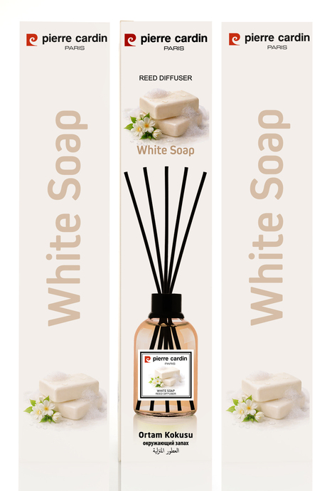 Pierre Cardin Reed Diffuser 110 ml - White Soap - Beyaz Sabun - Oda Kokusu