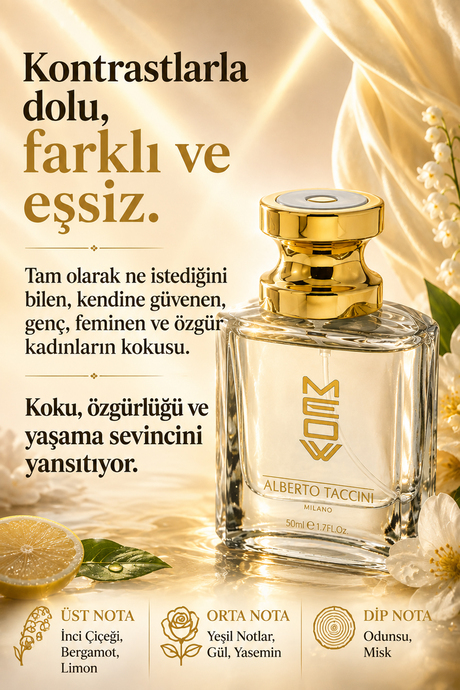 Alberto Taccini Meow EDP Kadın Parfümü 50 ML