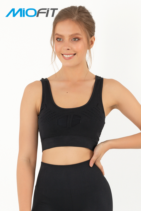 MioFit Çapraz Askı Detaylı Destekli Seamless Spor Sütyeni