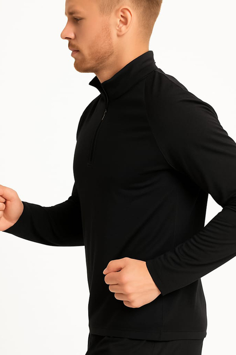 DoReMi Fermuarlı Uzun Kollu Erkek Sweatshirt