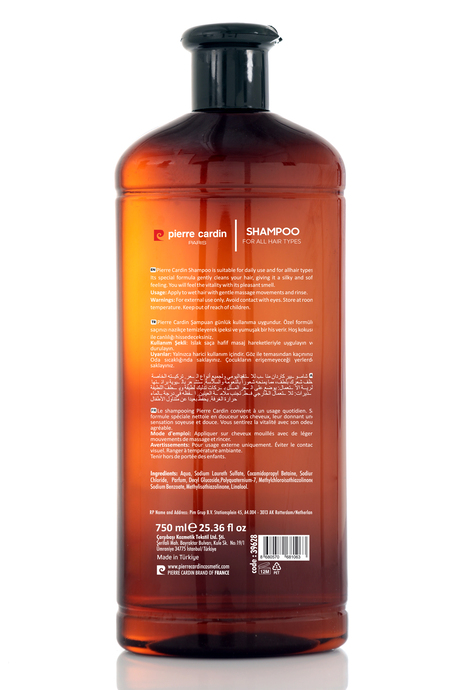 Pierre Cardin Ultimate Hair Care Shampoo For All Hair Types 750 ml