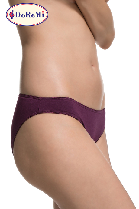 DoReMi 2'Li Günlük Penye Rahat Kalıp Kadın Slip Külot