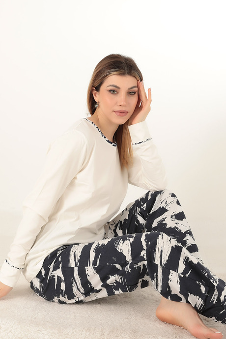 Miorre Desenli Kadın Pijama Takımı