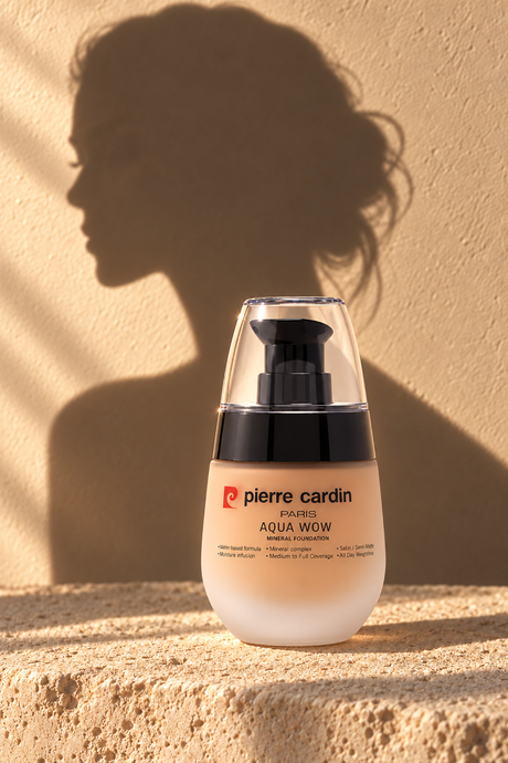 Pierre Cardin Aqua Wow Mineralli Su Bazlı Fondöten Ivory Skin with Warm Yellow