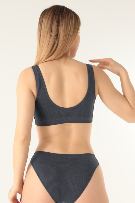 DoReMi Seamless Kalın Askılı Büstiyer Crop Top