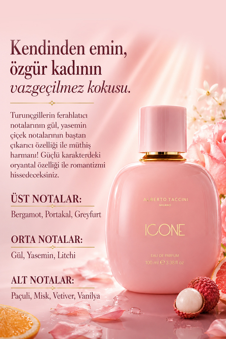 Alberto Taccini  ICONE Kadın Parfümü - 100 ml