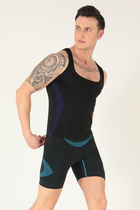 Erkek Seamless Kapri Sport Pro Tayt