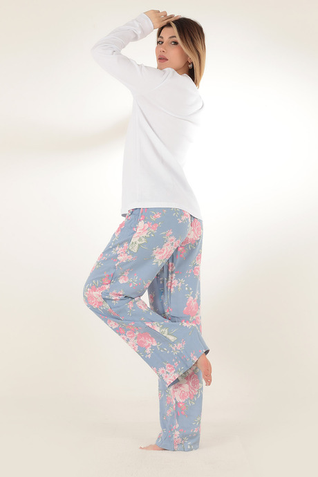Miorre Çiçekli Kadın Pijama Takımı