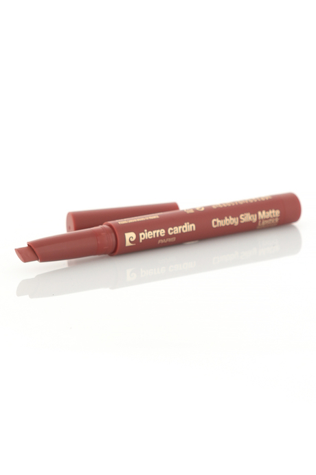 Pierre Cardin Chubby Silky Matte Lipstick –  Waterproof- Suya Dayanıklı Soft Mat Kalem-Ruj-Coffee Plum-614
