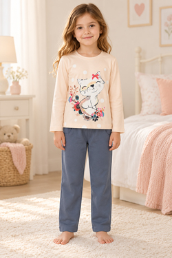 Doremi Kız Çocuk Pijama Takımı