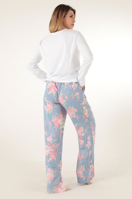 Miorre Çiçekli Kadın Pijama Takımı