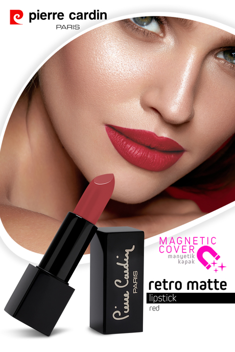 Pierre Cardin Retro Matte Lipstick -Red -153