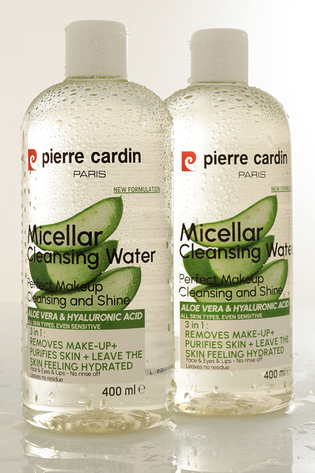 Pierre Cardin Gently Cleansing Micellar Water with Aloe Vera & Hyaluronic Acid-Makyaj Temizleme Suyu 400 ml