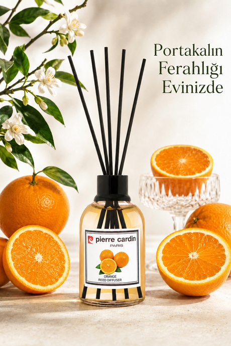 Pierre Cardin Reed Diffuser 110 ml -  Orange - Portakal - Oda Kokusu