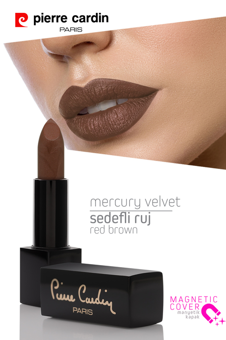 Pierre Cardin Mercury Velvet Lipstick - Red Brown -166