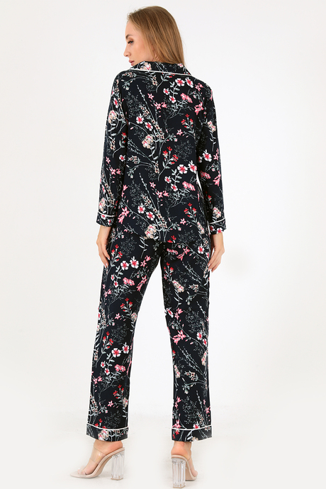DoReMi Flower Garden Uzun Kollu Kadın Pijama Takım